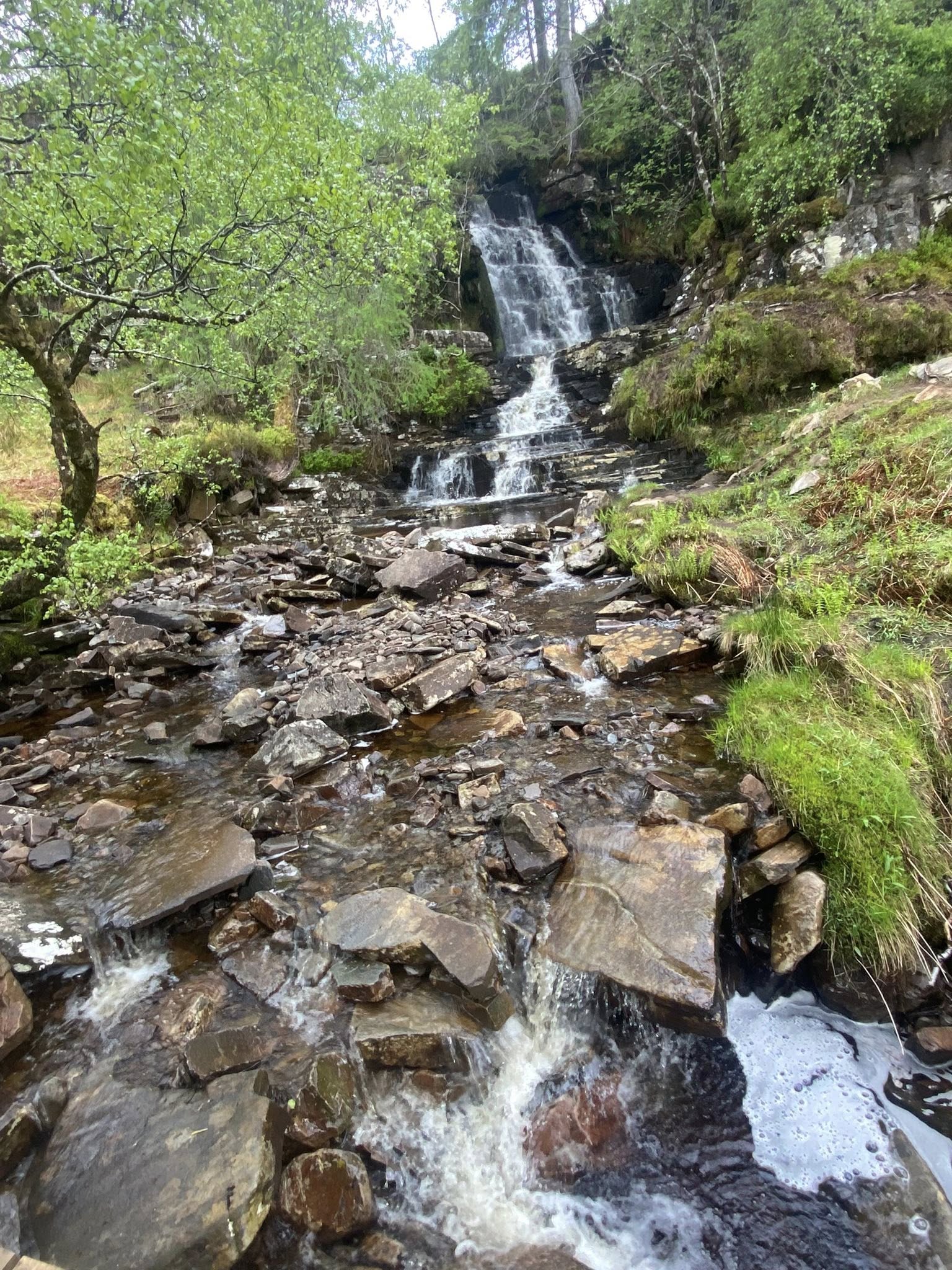 Waterfall at Corrieshalloch Gorge