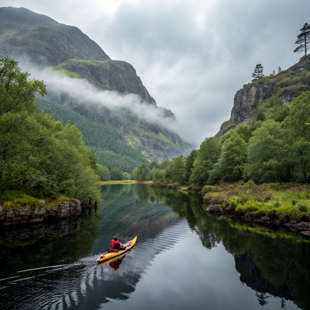 Kayaking and watersports in the Scottish Highlands